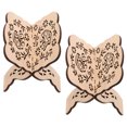 thumbnail image 4 of MasteelfCA 2Pcs Koran Holy Book Stand Holders Wooden Koran Bookshelf Desktop Decorations, 4 of 7