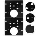 thumbnail image 1 of FUTUREORYY 2Pcs Cabinet Hinge Repair Plate Thickening Design for Home Improvement 3.3x3.1x0.2in, 1 of 8