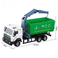 thumbnail image 3 of (2 Pieces) Pull Back Alloy Garbage Sorting Toy Car Children's Sprinkling Cleaning Sanitation Model Boy Car Gift (Puili Fire Rescue Vehicle), 3 of 5