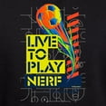 thumbnail image 3 of CafePress - Live To Play Nerf Soccer Sweatshirt - Pullover Hoodie, Classic, Comfortable Hooded Sweatshirt, 3 of 4