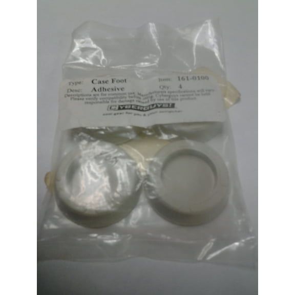 New replacement Rubber case foot for computer cases adhesive set of 4