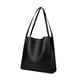thumbnail image 5 of Bolso de hombro de cuero de las mujeres Bolsa de compras Bolso de moda del hobo para las vacaciones de desplazamiento Negro, 5 of 10