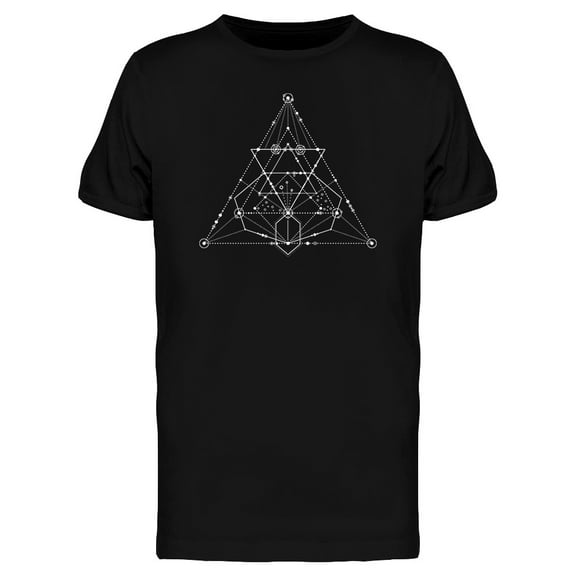 Figures Sacred Geometry T-Shirt Men -Image by Shutterstock, Male Medium