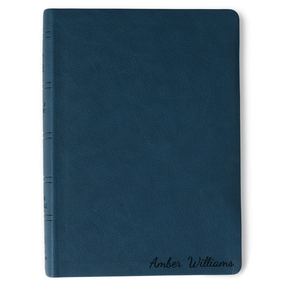 Personalized Bible with Name Engraved, NASB Wide Margin Bible, New American Standard Bible, Christian Gifts, Baptism Gifts, Religious Gifts