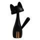thumbnail image 2 of Estatua de gato, decoración interior, adorno de escultura para sala de , io, decoración artística, decoración de escritorio de oficina, Negro L Soledad Figuras de gato, 2 of 10