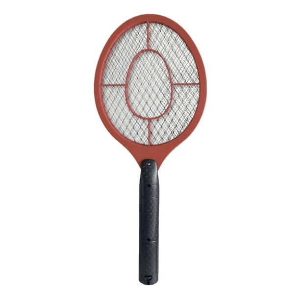 Raqueta Bug Zapper Matamoscas Eléctrico Batería Mano Powe () Rojo