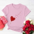 thumbnail image 1 of Fankiway T-Shirt à Manches Courtes Imprimé Col Rond Mode pour Femmes Ensemble de Vêtements Décontractés pour Femmes 2 Pcs, 1 of 4