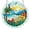 #-02A, variant on Floral Meadow Landscape Acrylic Puzzle Suncatcher, 7.4 Inch 83 Pieces Stained Glass DIY Kit J