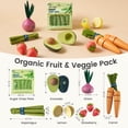 thumbnail image 6 of Tiny Land Wooden Fruit & Vegetable Play Set, Kids Pretend Play Kitchen Food Toys, Educational Playset for Toddler Learning and Imaginative Play, 6 of 6