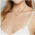 thumbnail image 3 of Hot Fashion Men’s Jewelry, 14K Yellow Gold Cross Pendant Necklace Ideal Gift for Him, 3 of 8