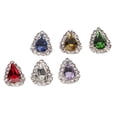 thumbnail image 3 of 30 piezas de diamantes de imitación para coser, 6 colores, manualidades DIY, diamantes de imitación de cristal con 4 agujeros para manualidades de ropa, 3 of 12