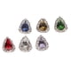 thumbnail image 3 of 30 piezas de diamantes de imitación para coser, 6 colores, manualidades DIY, diamantes de imitación de cristal con 4 agujeros para manualidades de ropa, 3 of 12