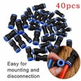 thumbnail image 4 of 40X Straight Push Pneumatic Connector Air Line Fitting For 1/4 5/16 3/8 1/2 Tube, 4 of 8