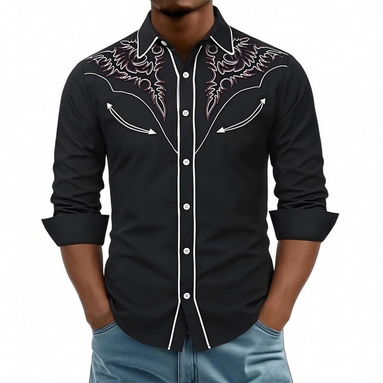 mens dress shirts arrow Monarch by Men's Green Button Up Shirt Size 16-32 Vintage 70s Union Made way stretch fabric ensures full range of motion without compromising on a tailored silhouette Roper Men's West Made Arrow