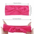thumbnail image 5 of 10 Pack Bow Headbands for Women,Elastic Knotted Headbands, Cute Cotton Headwraps Rabbit Ears Yoga Hairband Fashion Sport Twisted Elastic Hair Accessories (Mixed 10 Colors), 5 of 7