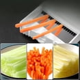 thumbnail image 4 of Cortador de verduras compacta frutas lavables cortador portátil de alimentos verticales para el restaurante en casa Grado de acero inoxidable ANGGREK Otros, 4 of 8