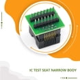 thumbnail image 3 of Tholdsy Adaptador de programador Socket 1.27mm Sockets IC Chip Mayor vida útil Elasticidad Cable Conector Alta confiabilidad para Electrónica miscelánea, 3 of 6