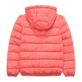 thumbnail image 2 of Richie House Little Girls Red Ruffled Placket Padding Jacket 3, 2 of 2