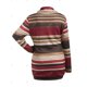 thumbnail image 2 of Camiseta Tipo Túnica a Rayas Cuello Chal Tamaño Plus Rosegal  Mangas largas de talla grande, 2 of 5