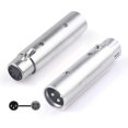 thumbnail image 1 of Devinal Xlr 3Pin Male To 5Pin Female Adapter Dmx Stage Light Cable Convertor 5Pin Female Xlr To 3Pin Male Audio Connector 2 Pack, 1 of 4