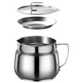 thumbnail image 2 of Stainless Steel Oil Filter Container, Heat‑Resistant Can with Built‑in Mesh Strainer Lid, for Used Frying Oil Filtering & Storage, Countertop Placement and Kitchen Stove‑Side Cooking Work, 2 of 7