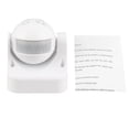 thumbnail image 2 of Infrared Sensor , Waterproof, Automatic Light for Indoors and Outdoors, Motion Sensor Lighting with 160 Detecting Angle, Up to 10M Detecting Distance, 2 of 7