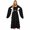 Black, variant on Renaissance Medieval Long Dress, Flared Bell‑Sleeve Floor‑Length Gown for Halloween, Themed Party, Stage Show and Historical Reenactment Role‑Play Costume Outfit (Black M)