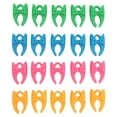 thumbnail image 1 of 20 piezas de 4 colores, abrazadera para portabobinas de silicona para coser y bordar, pinza para sujetar el carrete antidesprendimiento de hilo., 1 of 14