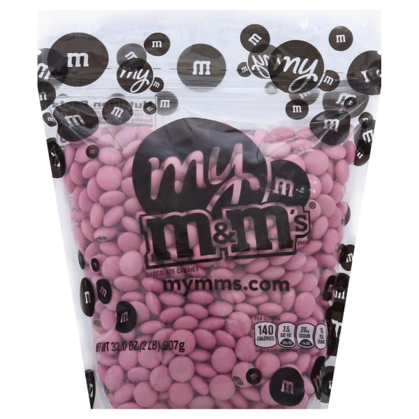 My M&M's Light Pink Chocolate Candies, 2 lbs