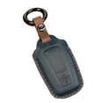thumbnail image 4 of BUYISI Leather Remote Car Key Fob Case Cover For Toyota For Corolla For Camry For Rav4 2 Buttons Blue, 4 of 9