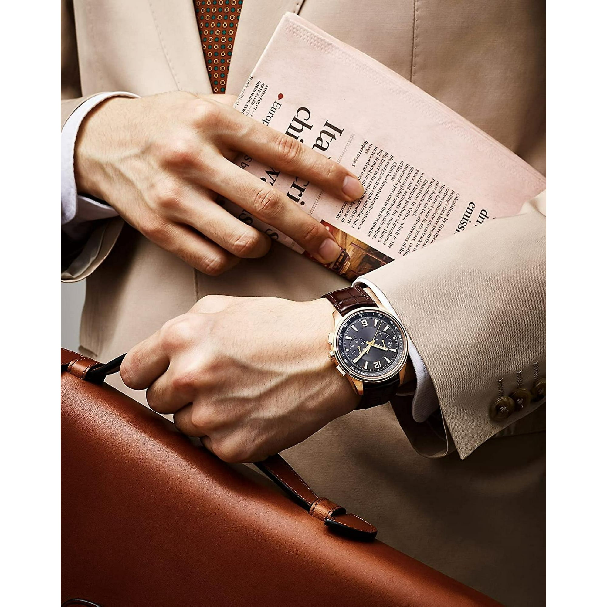 Leather wrist watch bands online