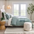 thumbnail image 6 of Better Homes & Gardens 3-Piece Green River Cotton Percale Duvet Cover Set, King, 6 of 15