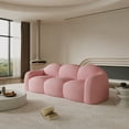 thumbnail image 2 of Sdorens Cloud Sofa Oversized Curved Couch,Lazy Sofa Round Floor Sofas,Cloud Memory Foam Couches for Living Room,Apartment,Small Spaces(No Assembly,Pink), 2 of 14