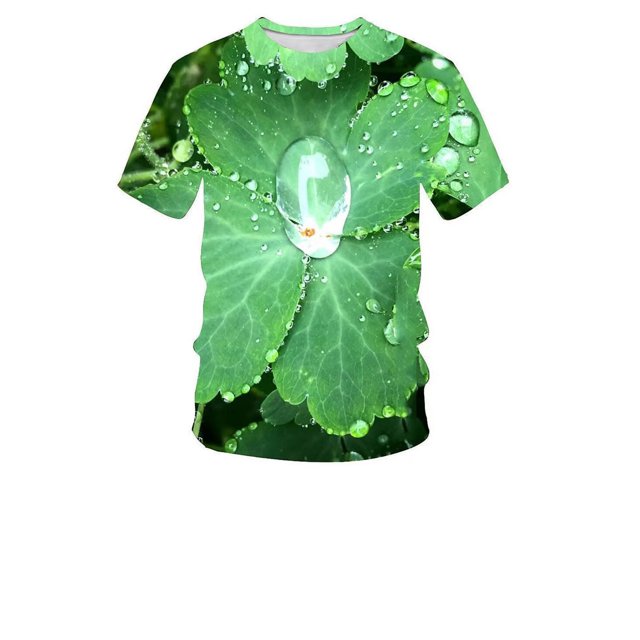 Nouveau T-Shirt d'Été Hip Hop pour Hommes Impression 3d Qualité Manches Courtes Tendance Mode Col Rond Créatif Grande Taille
