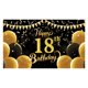 thumbnail image 2 of 18th Birthday Background Cloth Party Decoration Hanging Streamer Happy Anniversary Streamer, 2 of 5