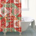thumbnail image 4 of Pioneer Flower Floral Print Pattern Shower Curtain 84"x72", Bathroom Decorative Shower Curtain Set with 12 Hooks, Waterproof Washable, 4 of 6