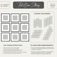 thumbnail image 5 of Sheffield Home 9 Piece Gallery Wall Frame Set, 12x12 in. Matted to 8x8 in. (Light Natural), 5 of 5