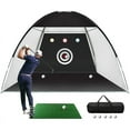 thumbnail image 1 of Portable indoor golf practice net golf cutting Rod practice net golf fighting cage outdoor practice net, 1 of 5