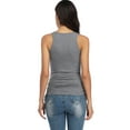 thumbnail image 6 of Beautyin Drawstring Camisole Stretchy Racerback Ribbed Tank Top for Women, 6 of 6