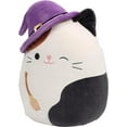 thumbnail image 3 of Squishmallow 12" Cam Winking Cat with Witch Hat and Brooms Plush Halloween 2023, 3 of 4