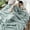 Blue, variant on Premium Bamboo-Cotton Waffle Weave Blanket, Lightweight Cooling Throw Blanket for Hot Sleepers, Breathable Soft Summer Blanket for Couch Sofa Bed and All Season Use (Yellow,230*200cm)