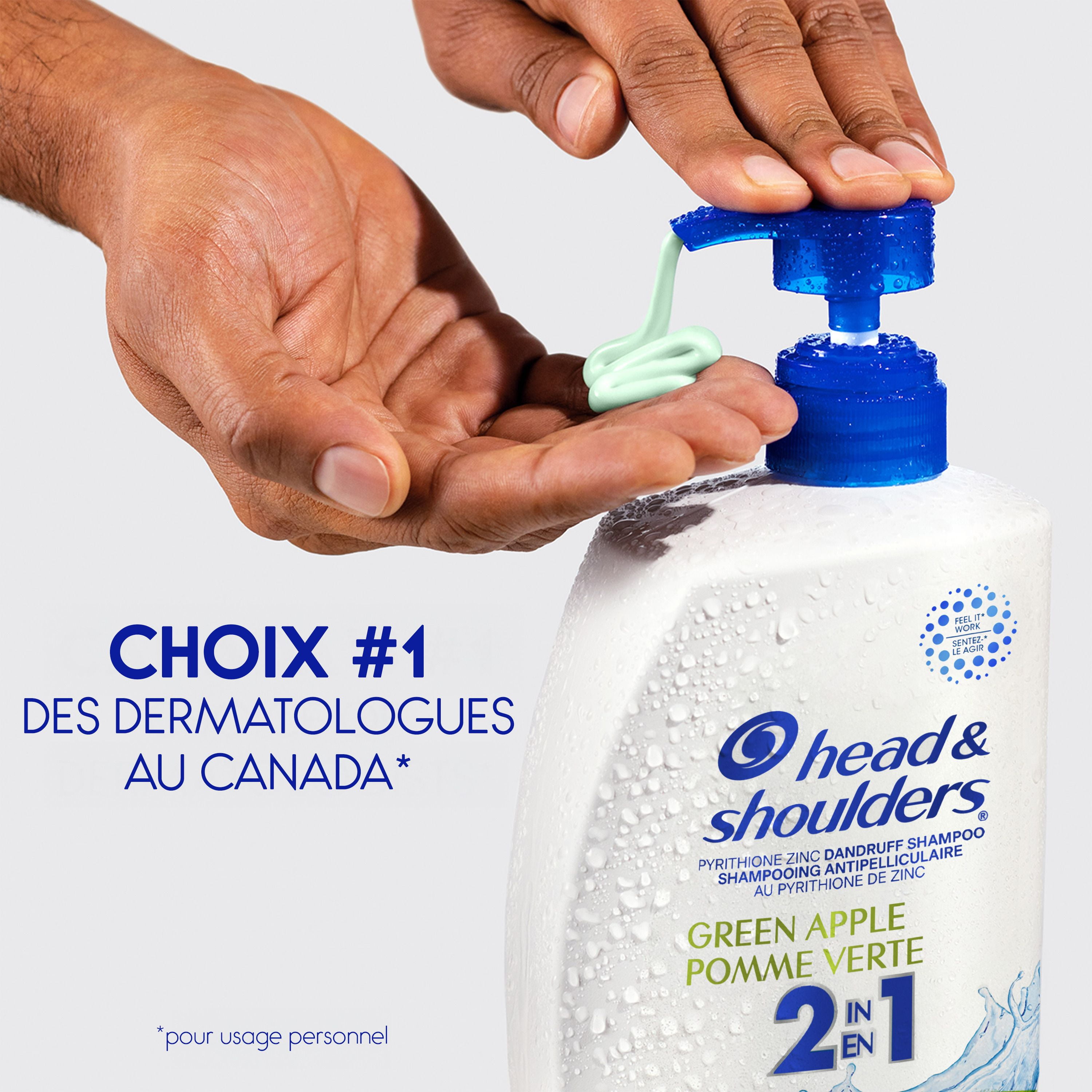 Head & Shoulders Green Apple 2-in-1 Anti-Dandruff Shampoo + Conditioner, 370ML