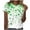 Green, variant on Nfurl Womens St Patricks Day Shirts Funny Irish Shamrock Printed Short Sleeve T-shirts Shamrock St Patty's Day Shirt for Women White XL