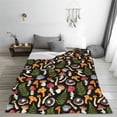 thumbnail image 5 of Sikiie Mushrooms Ultra-Soft Micro flannel Blanket Luxury All Seasons Warm Blanket for Bedding Sofa and Travel (4 sizes)-80"x60", 5 of 7