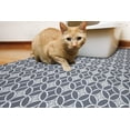 thumbnail image 3 of Drymate Original Cat Litter Mat, Contains Mess from Box for Cleaner Floors, Urine-Proof, Soft on Kitty Paws -Absorbent/Waterproof- Machine Washable, Durable (29”x36”)(Indigo Grey), 3 of 6