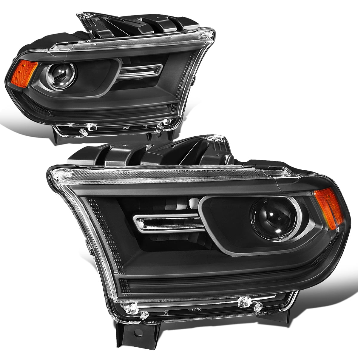 For 2014 to 2020 Dodge Durango Pair Factory Style Projector Headlight