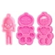 thumbnail image 1 of 2x/3x moldes de resina epoxi hechos a mano, herramientas para hacer joyas hechas a mano, moldes de silicona para pendientes, colgantes y esqueletos, juego de 3 piezas, 1 of 5