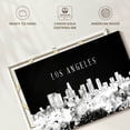 thumbnail image 6 of Elephant Stock La Skyline Bw Wall Art - Horizontal Canvas Wall Art - Living Room Wall Decor - City Canvas - Black And White Decor - 51" x 34", 6 of 8
