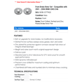 thumbnail image 2 of Front Brake Rotor Set - Compatible with 2001 - 2006 BMW 330Ci E46 2002 2003 2004 2005, 2 of 2