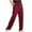 Wine, variant on Stamzod Men's Oversize Sweatpants Solid Loose Elastic Waist Athletic Causal Pants with Pocket for Workout Jogging Running